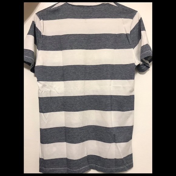 This is a striped t-shirt from abercrombie finch. - Picture 2 of 4